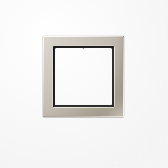 Jung FDES2981 Rahmen, 1fach, FLAT DESIGN, Edelstahl