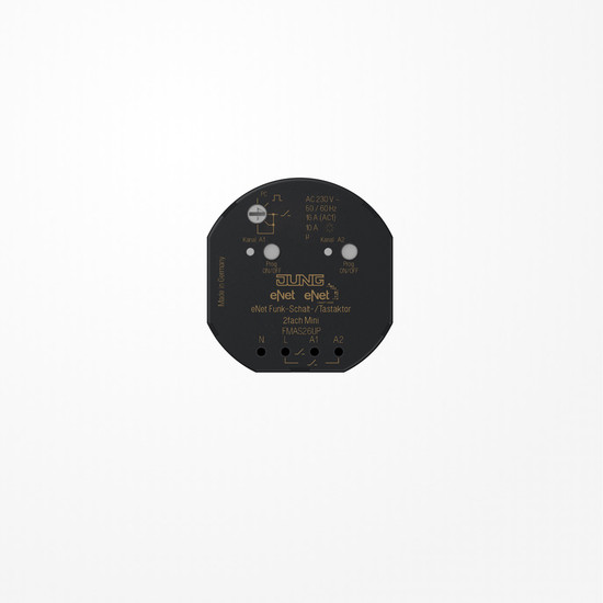 Jung FMAS26UP eNet Funk-Schalt-/Tastaktor 2fach Mini