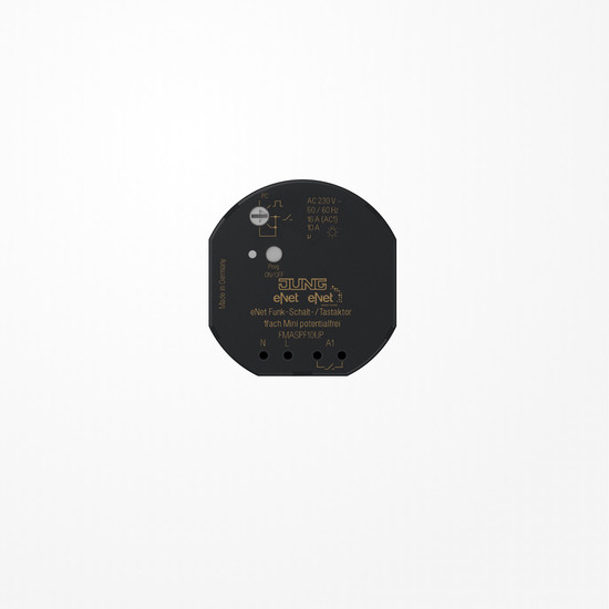 Jung FMASPF10UP eNet Funk-Schalt-/Tastaktor 1fach Mini potentialfrei