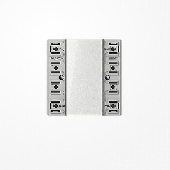 Jung FMLS5002M eNet Funk-Wandsender-Modul 2fach, F50, Serie LS