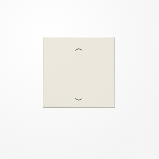 Jung LS1700P LB-Management Taster 1fach, mit Pfeilsymbolen, Duroplast, Serie LS, weiß