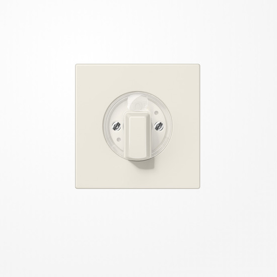 Jung LS1941 Abdeckung für Drehschalter, Duroplast, Serie LS, weiß