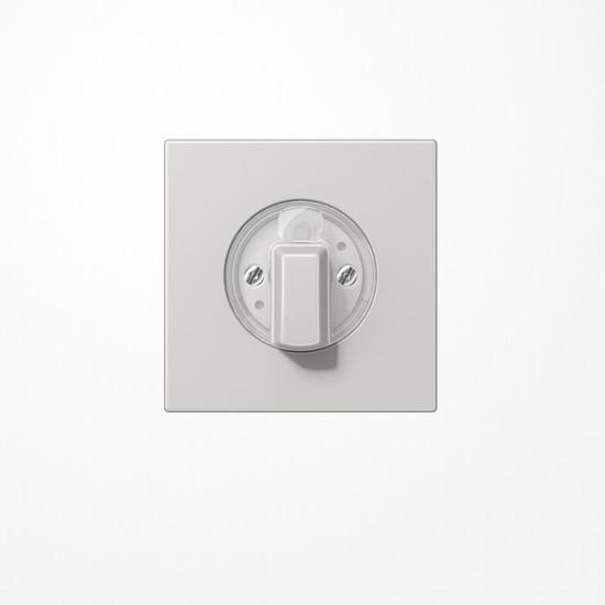 Jung LS1941LG Abdeckung für Drehschalter, Duroplast, Serie LS, lichtgrau