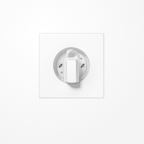 Jung LS1941WW Abdeckung für Drehschalter, Duroplast, Serie LS, alpinweiß