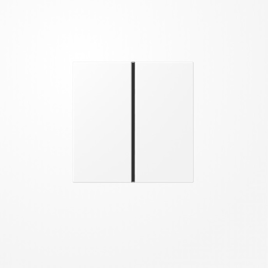 Jung LS401TSAWWM Tastensatz 1fach, F40, Serie LS, schneeweiß matt