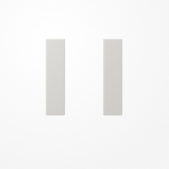 Jung LS501TSALG Tastensatz 1fach, F50, Serie LS, lichtgrau