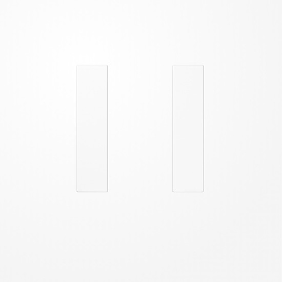 Jung LS501TSAWW Tastensatz 1fach, F50, Serie LS, alpinweiß