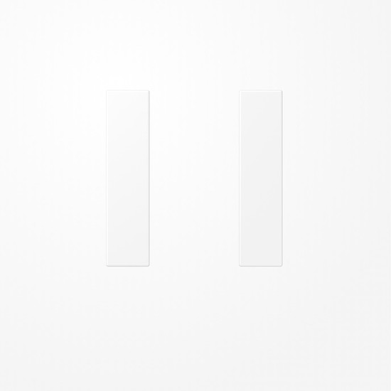 Jung LS501TSAWWM Tastensatz 1fach, F50, Serie LS, schneeweiß matt