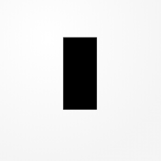 Jung LS50NASW Abdeckung in Tastenfarbe, F50, Thermoplast, Serie LS, schwarz