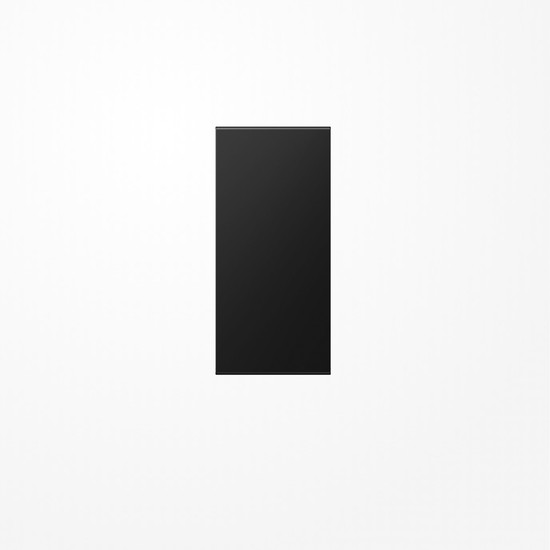 Jung LS50NASWM Abdeckung in Tastenfarbe, F50, Thermoplast lackiert, Serie LS, graphitschwarz matt