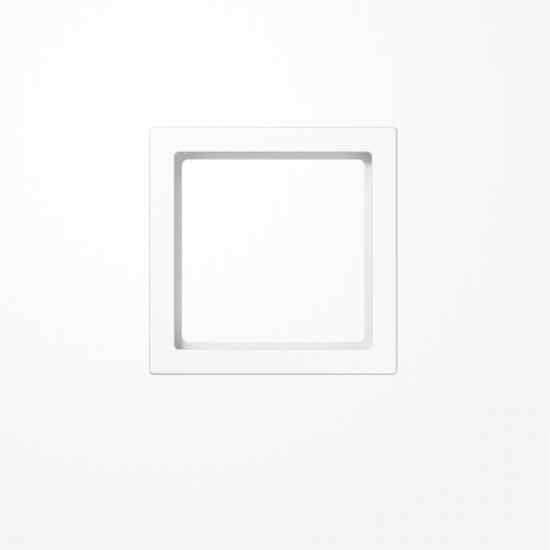 Jung LS961Z5WW Zwischenrahmen 55x55, Serie LS, alpinweiß
