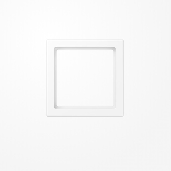 Jung LS961Z5WWM Zwischenrahmen 55x55, Serie LS, schneeweiß matt