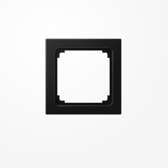 Jung LS961ZSWM Zwischenrahmen 50x50, Serie LS, graphitschwarz matt