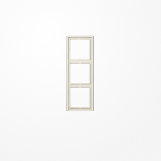 Jung LS983W Rahmen 3fach, senkrechte und waagerechte Montage, Duroplast, LS 990, weiß