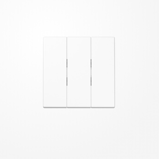 Jung LS993BFWW Wippe, Thermoplast, Serie LS, alpinweiß