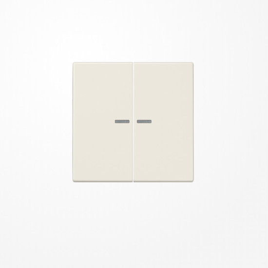 Jung LS995KO5 Wippe mit Lichtleiter, Duroplast, Serie LS, weiß