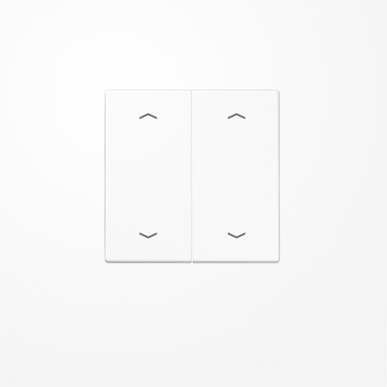 Jung LS995MPWW Wippe, mit 4 Pfeilsymbolen, Duroplast, Serie LS, alpinweiß