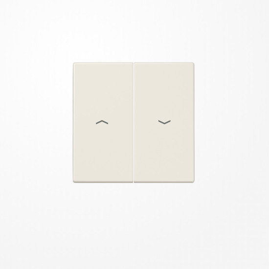 Jung LS995P Wippe, mit Pfeilsymbolen, Duroplast, Serie LS, weiß