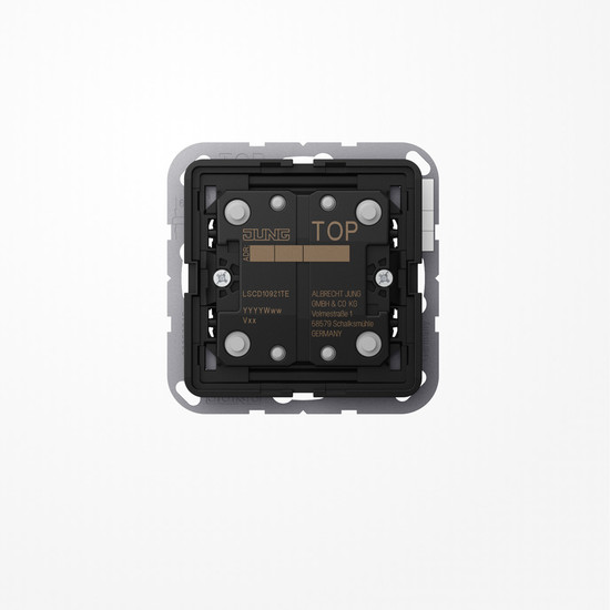 Jung LSCD10921TE KNX Taster Erweiterung 2fach, F10, Serie CD/LS