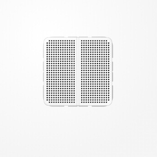 Jung LSMCD4WW Lautsprechermodul, Serie CD, alpinweiß