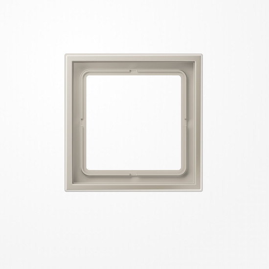 Jung LSZES981BF Rahmen 1fach, senkrechte und waagerechte Montage, Thermoplast lackiert, LS ZERO, Edelstahl