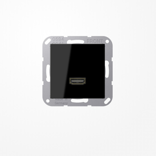 Jung MAA1112SW HDMI, MultimediaAnschlussystem HDMI, Serie A, schwarz