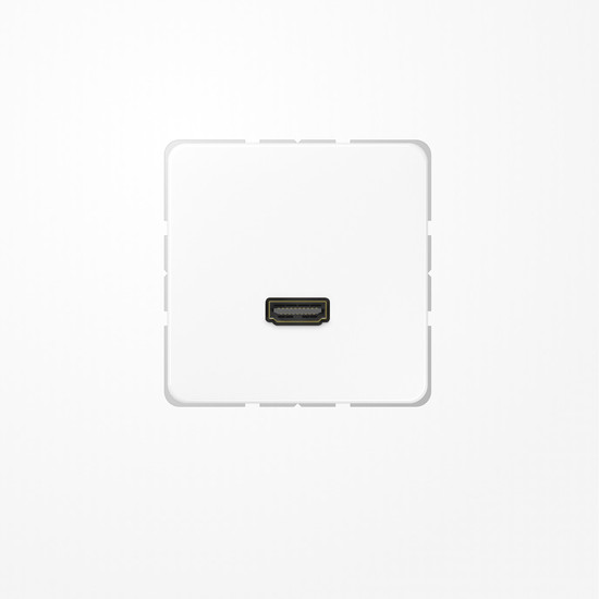 Jung MACD1112WW HDMI, MultimediaAnschlussystem HDMI, Serie CD, alpinweiß