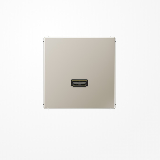 Jung MAES1112 HDMI, MultimediaAnschlussystem HDMI, Serie LS, Edelstahl