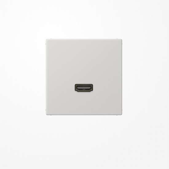 Jung MALS1112LG HDMI, MultimediaAnschlussystem HDMI, Serie LS, lichtgrau