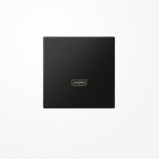 Jung MALS1112SWM HDMI, MultimediaAnschlussystem HDMI, Serie LS, graphitschwarz matt
