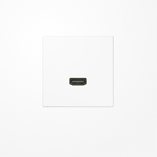 Jung MALS1112WW HDMI, MultimediaAnschlussystem HDMI, Serie LS, alpinweiß