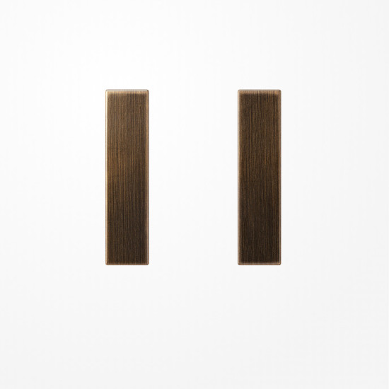 Jung ME2501TSAAT Tastensatz 1fach, F50, Serie LS, Messing antik