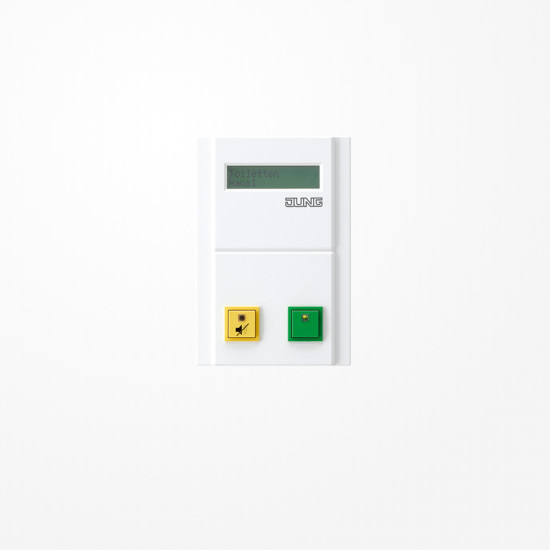 Jung NRSDZT20WW Notrufsystem Dienstzimmerterminal, alpinweiß