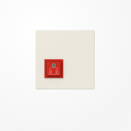 Jung NRSLS0834RT Notrufsystem Ruftaster, Serie LS, weiß