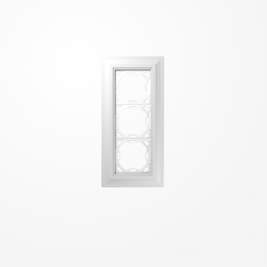 Jung PA983G125-0 Einputzadapter wandbündig 3fach, LS ZERO