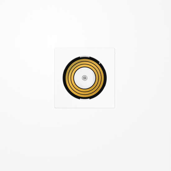 Jung PLADMSWW Abdeckung für Spannungsversorgung Plug & Light, Thermoplast, Serie A, alpinweiß