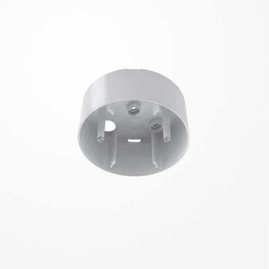 Jung PM-KAPPEAL Aufputz-Gehäuse, Durchmesser: 103 mm, Höhe 45 mm, Aluminium (lackiert)