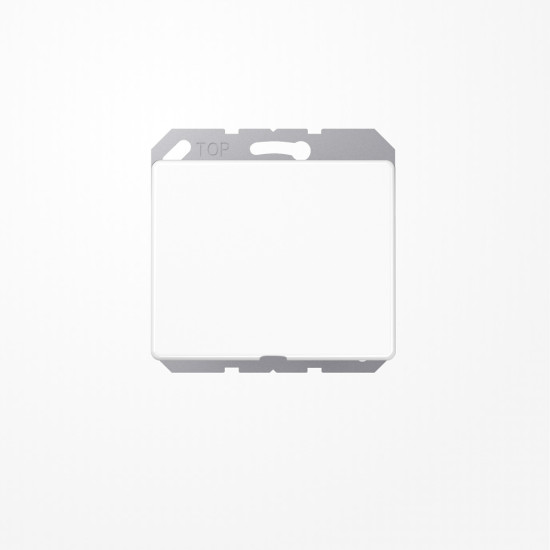 Jung SL590AWW Leitungsauslass mit Zugentlastung, Aluminium lackiert, Serie SL, alpinweiß