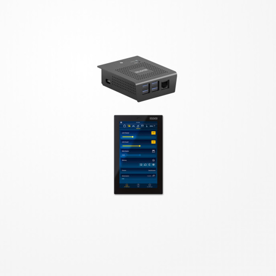 Jung SV-S2-SC5SW SV-Server-Set Smart Control 5, mit Eurostecker