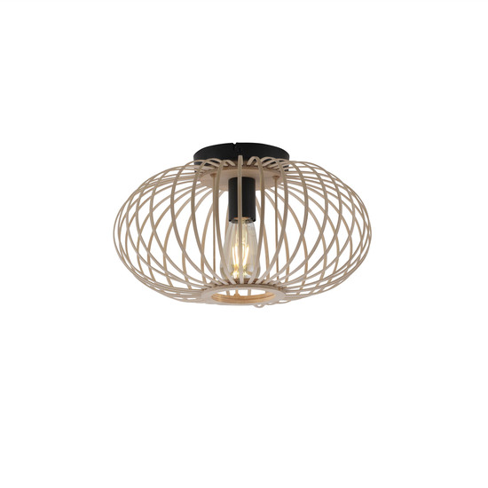 JUST LIGHT RACOON Deckenleuchte E27 max. 40W Holz-natur 11410-79