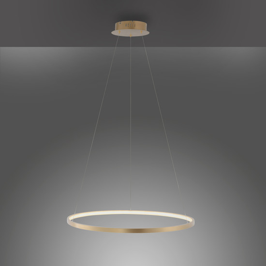 JUST LIGHT CIRCLE LED Pendelleuchte Warmweiss 29W gold 11524-12