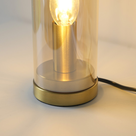 JUST LIGHT BOTTLE Tischleuchte E14 max. 25W amber 14006-27
