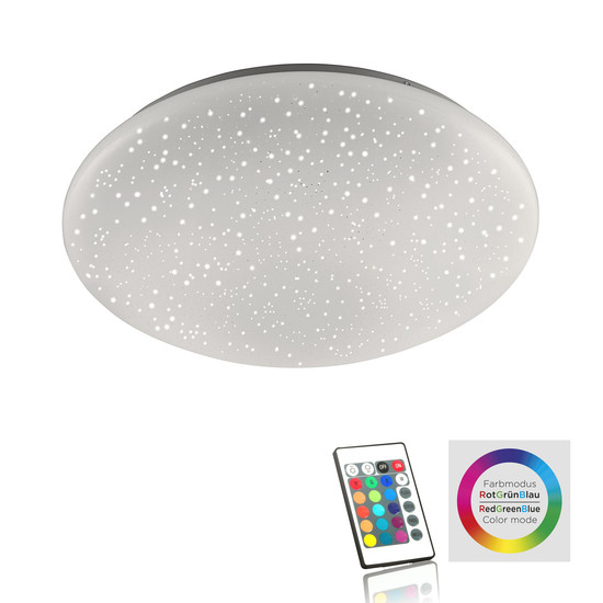 JUST LIGHT SKYLER LED Deckenleuchte CCT Dimmbar 18W weiss 14242-16
