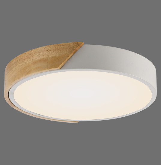 JUST LIGHT BILA LED Deckenleuchte Warmweiss 24W weiss 14288-16