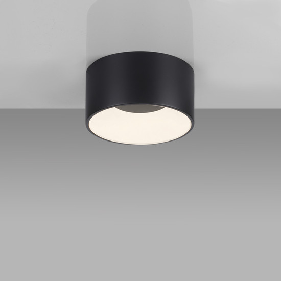 JUST LIGHT TANIKA LED Deckenleuchte Warmweiss Dimmbar 13W schwarz 14325-18