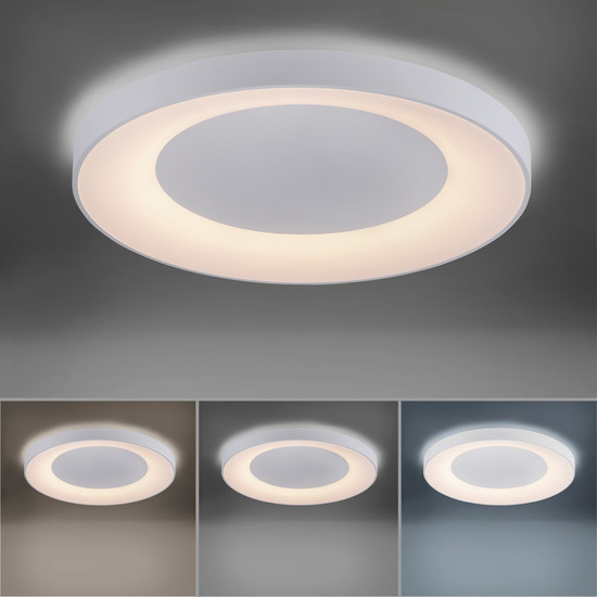 JUST LIGHT ANIKA LED Deckenleuchte CCT Dimmbar 54W weiss 14327-16
