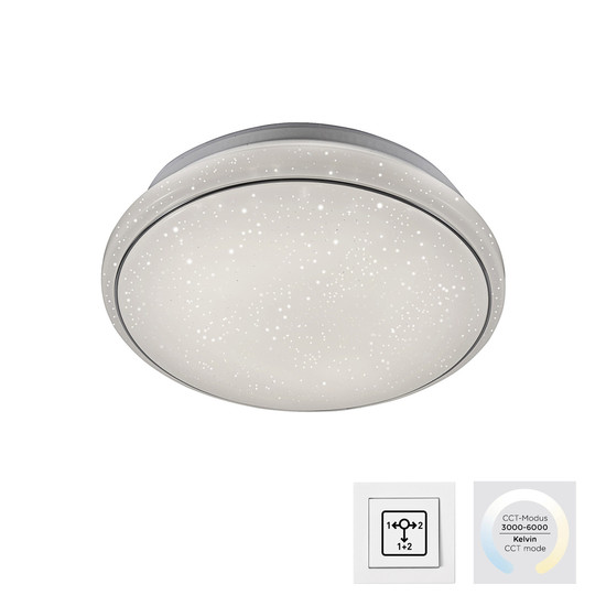 JUST LIGHT JUPITER LED Deckenleuchte CCT 13,6W weiss 14362-16