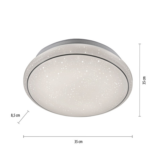 JUST LIGHT JUPITER LED Deckenleuchte CCT 13,6W weiss 14362-16