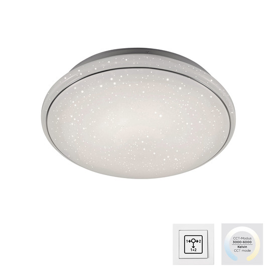 JUST LIGHT JUPITER LED Deckenleuchte CCT 28,8W weiss 14364-16