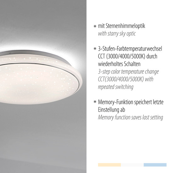 JUST LIGHT JUPITER LED Deckenleuchte CCT 28,8W weiss 14364-16